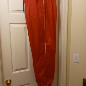 Nike Red & White 3XL Windbreaker Track Pants